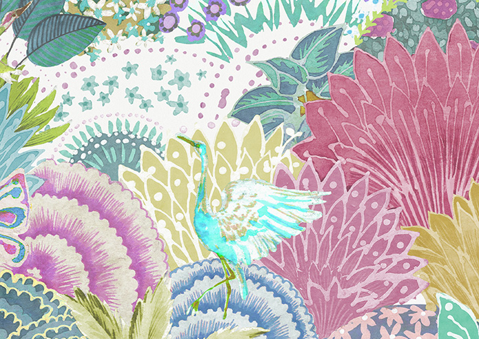 Kolkata Velvet, Summer Dream - Twist&Fit Roman Blind - Image 7